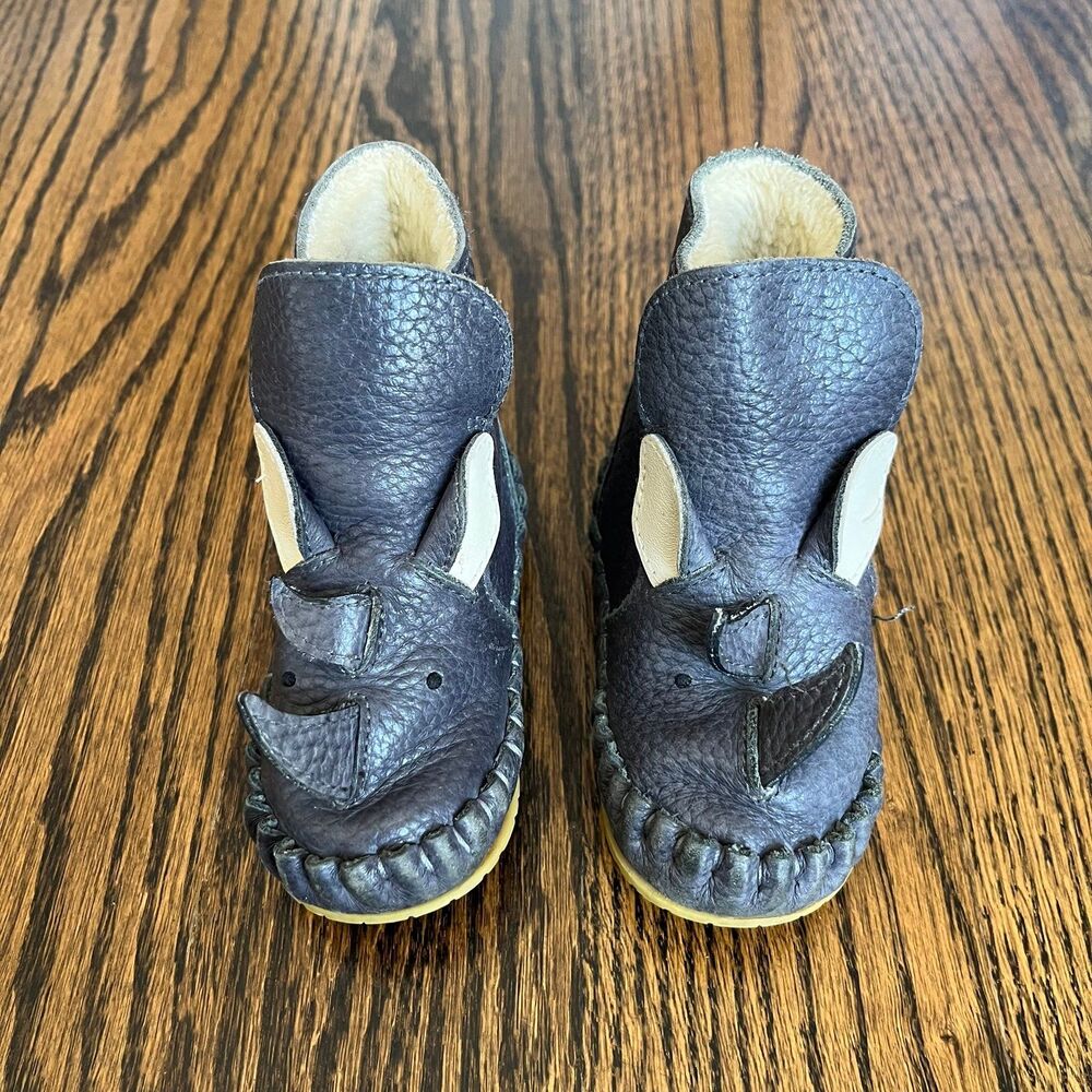 Donsje Kapi Classic Booties | Rhino (US 4-5 12-18M)